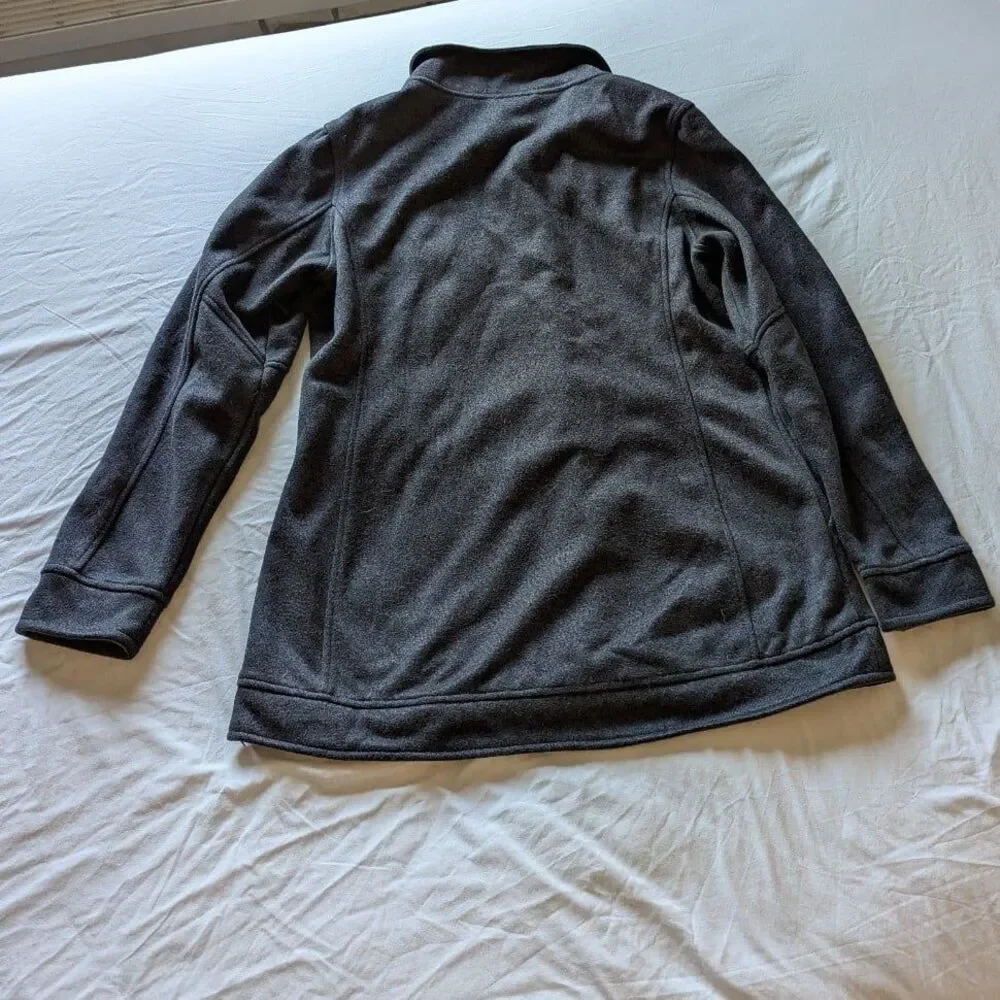 Avalanche Size Large Gray Mock‎ Neck Fleece Jacket